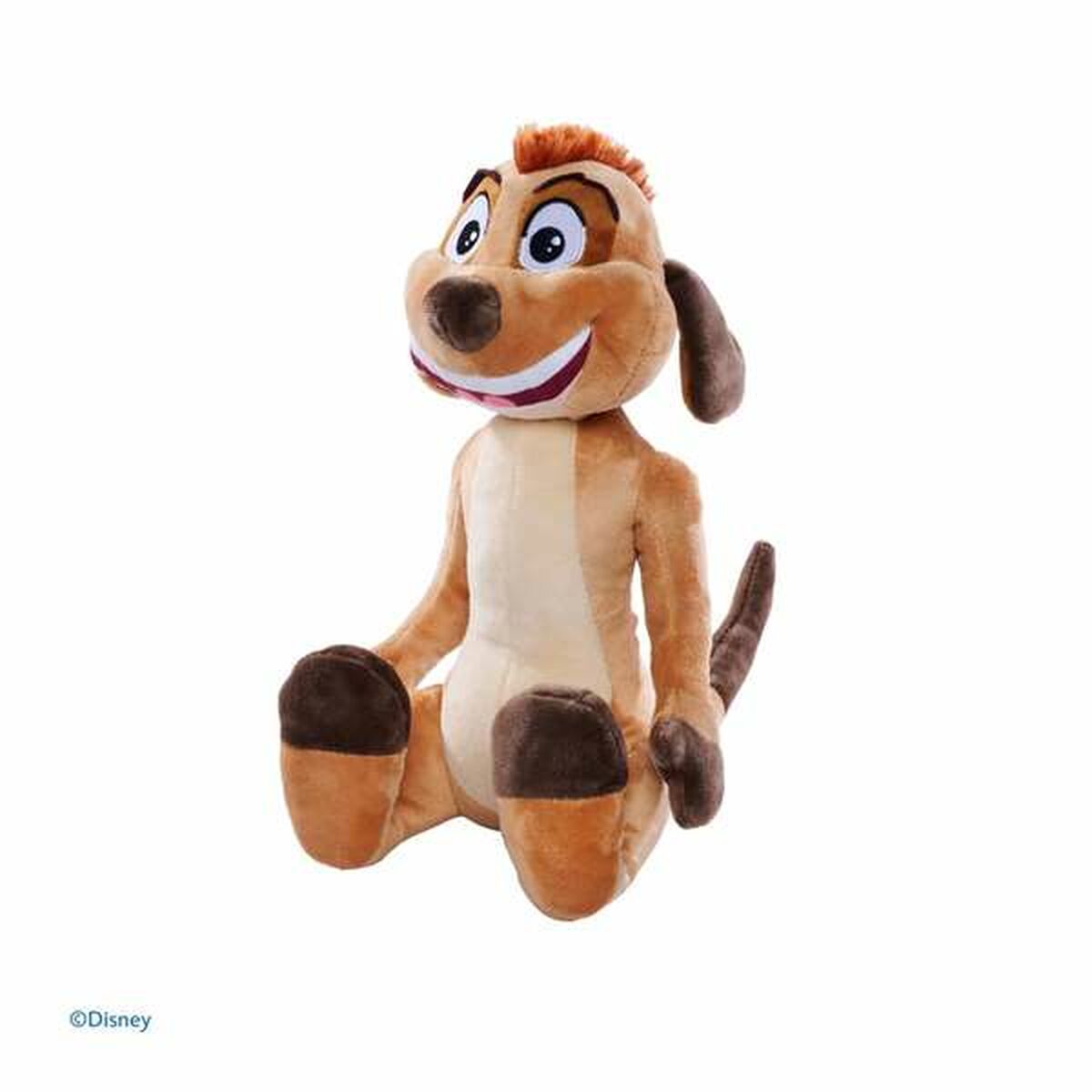 Plyšák The Lion King Timón 25 cm Kaštanová
